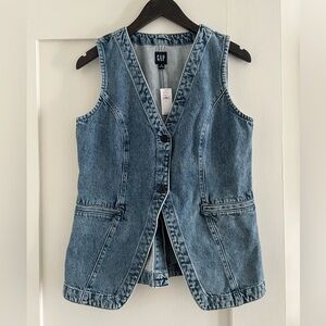 Gap denim vest top